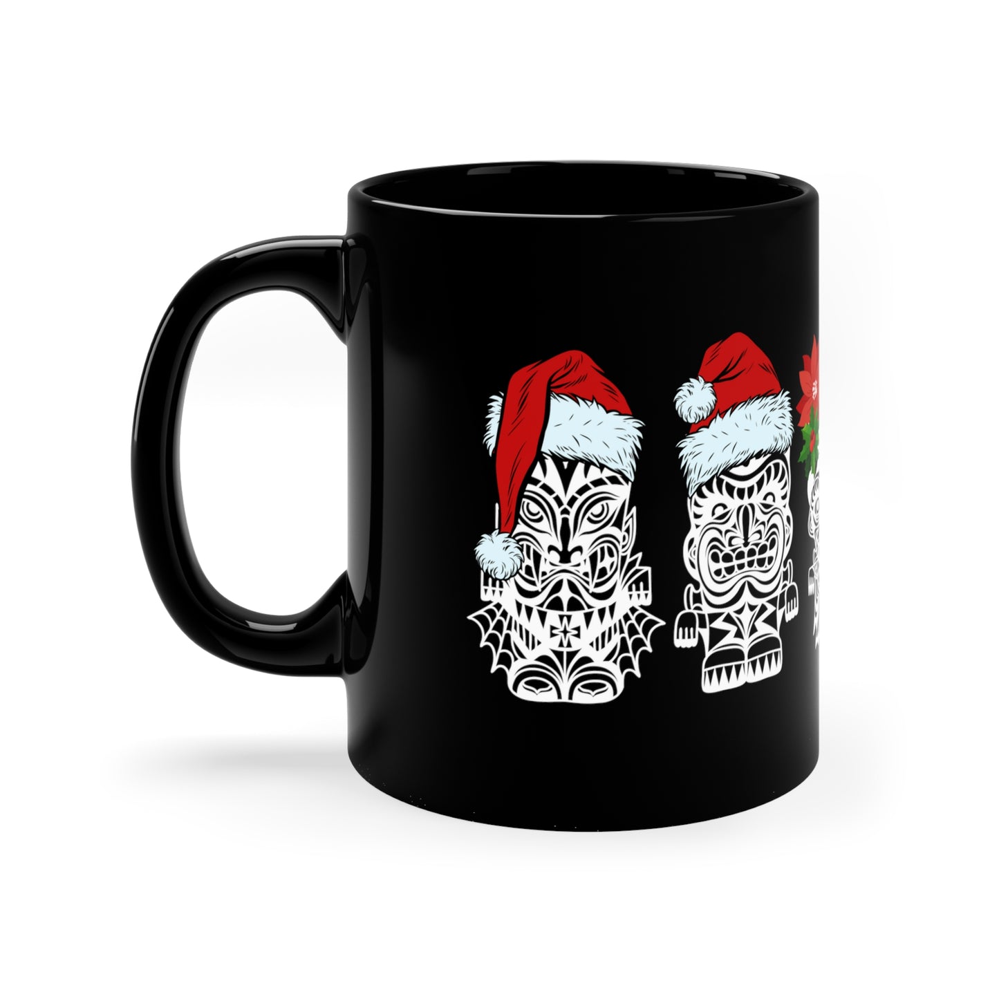 Tiki Monsters Aloha Holiday 11oz Black Mug