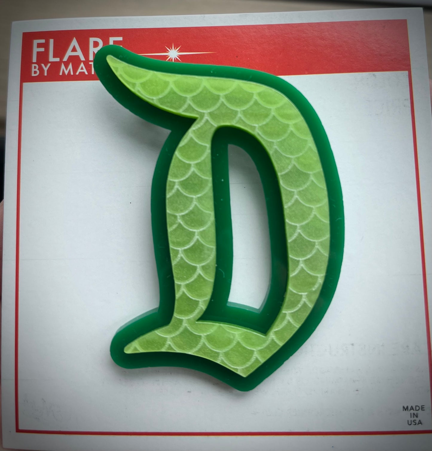 Mermaid’s Day 2025 Year of the Snake Theme "D" Brooch