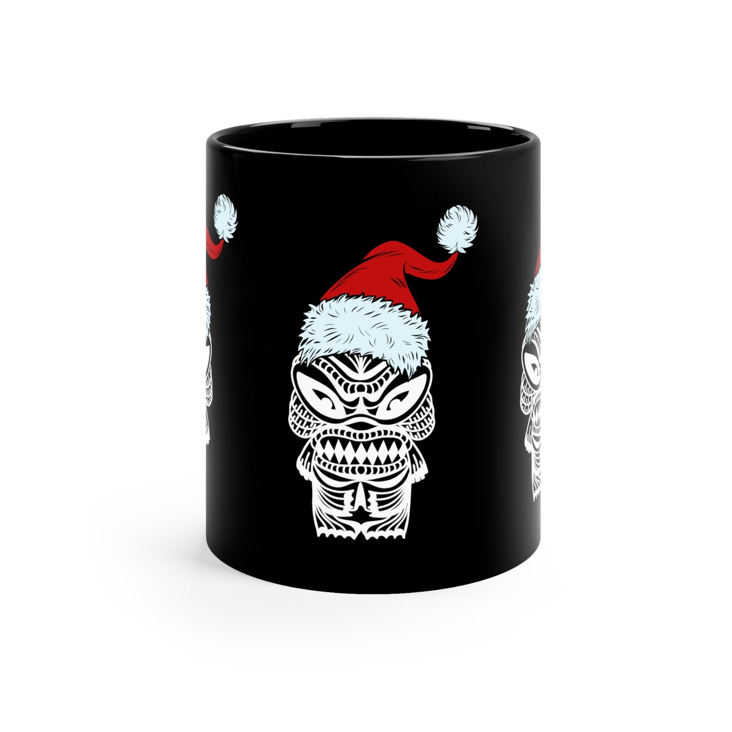 Creature Tiki Monster Aloha Holiday 11oz Black Mug