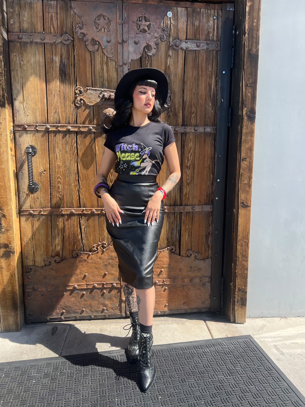 Witch, Please Broomstick   - Women's Tee