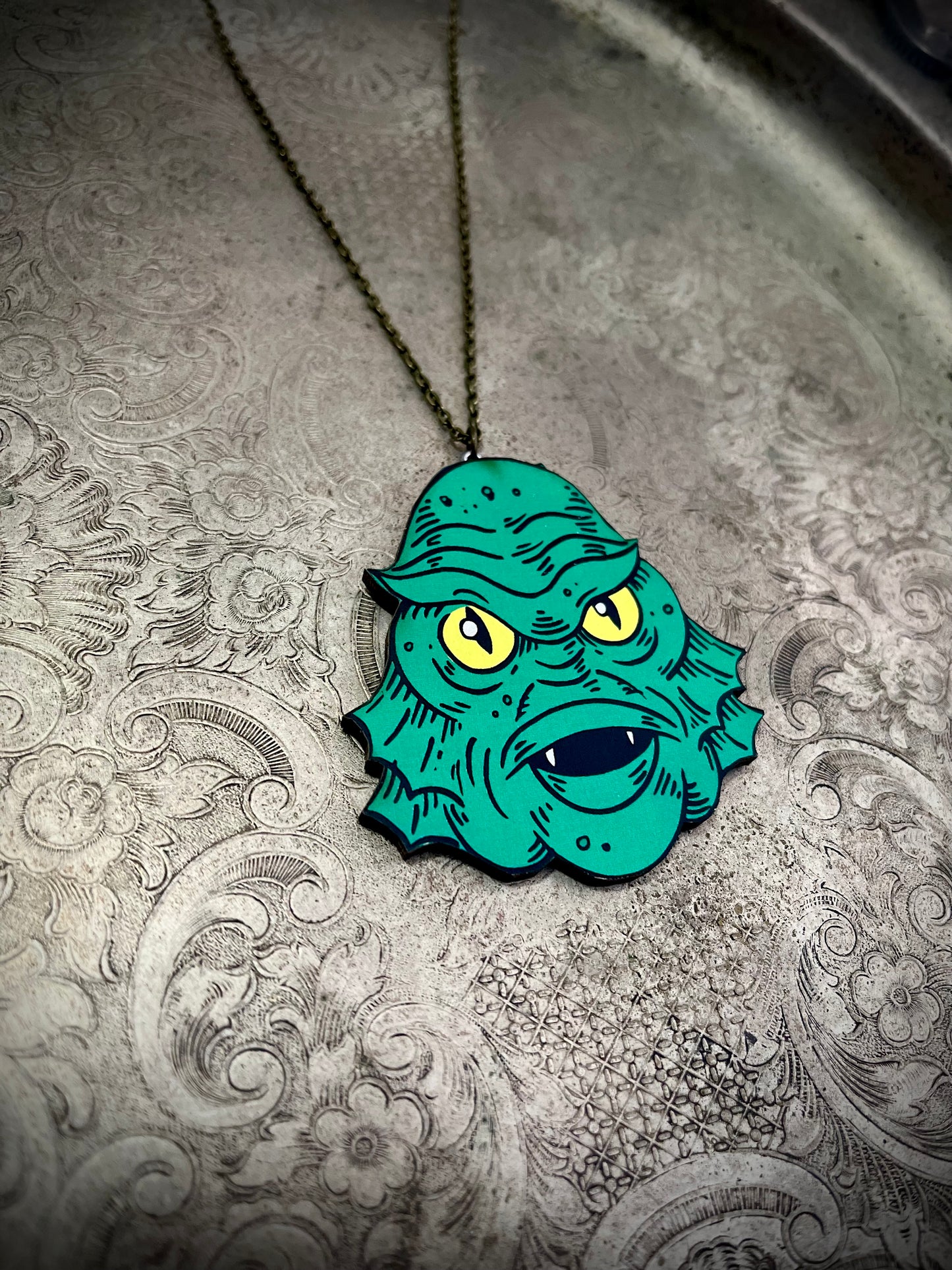 Creature Head Necklace