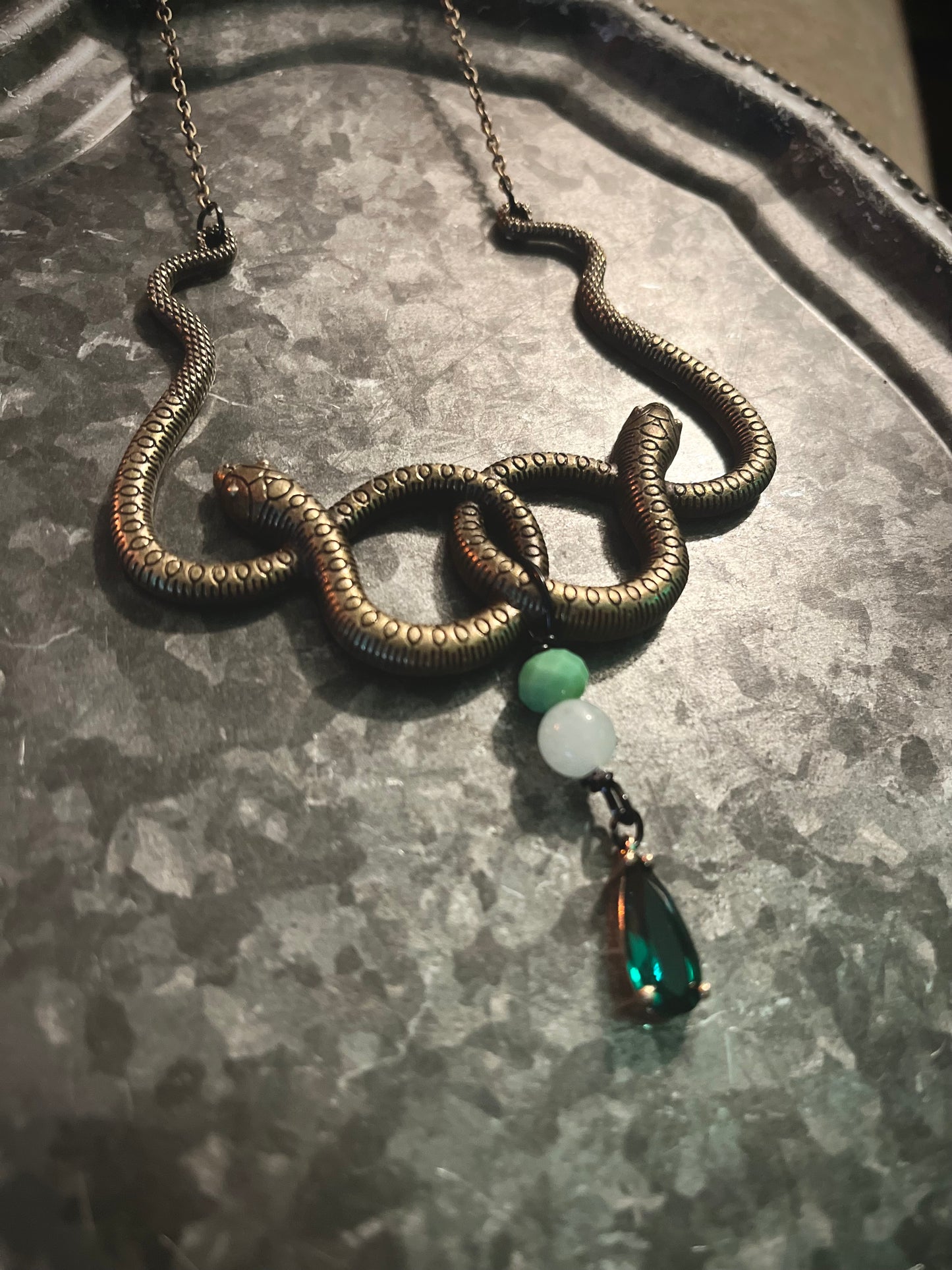 Double Snake - Necklace - One of a Kind