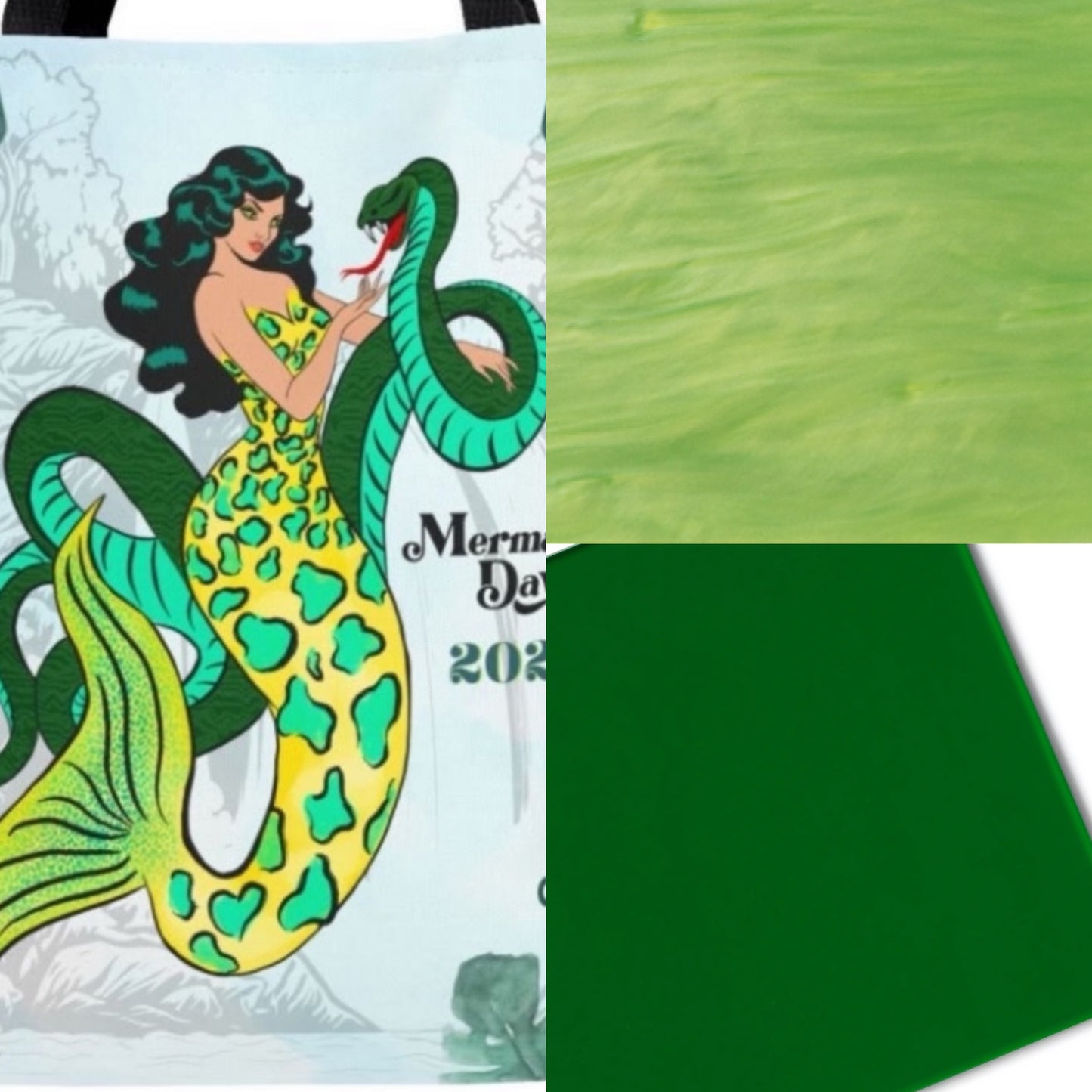 Mermaid’s Day 2025 Year of the Snake Theme "D" Brooch