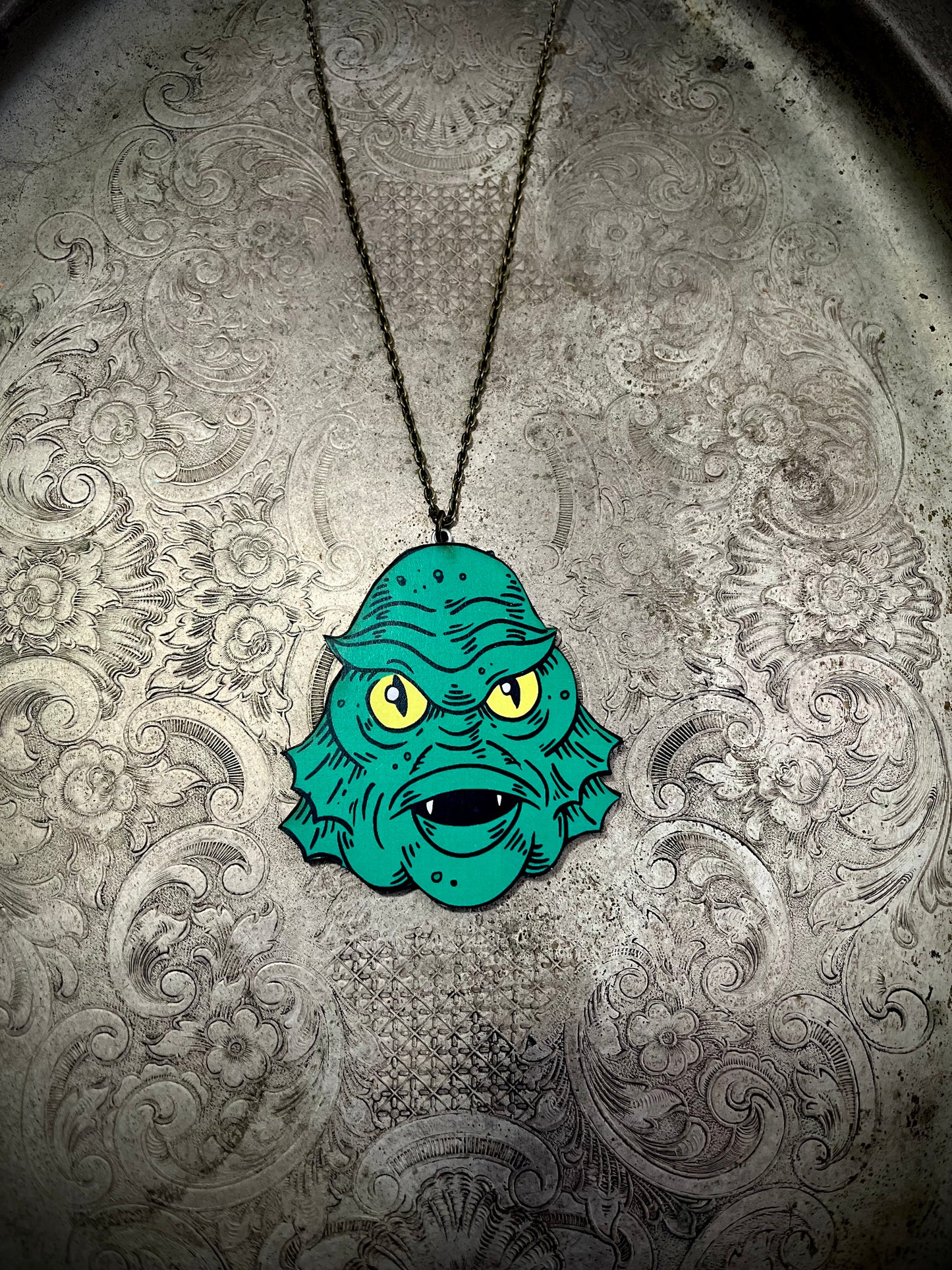 Creature Head Necklace