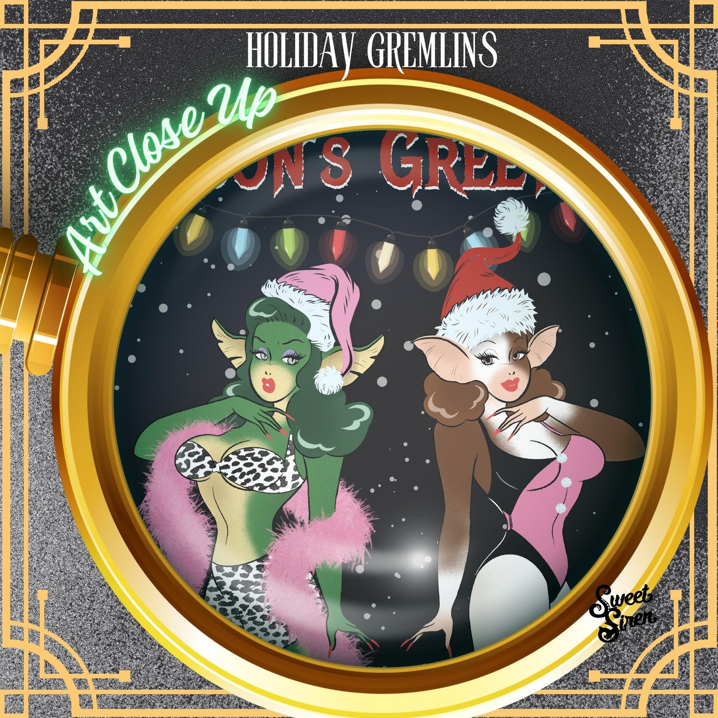 Naughty or Nice Gremlin Babes - Unisex Tee