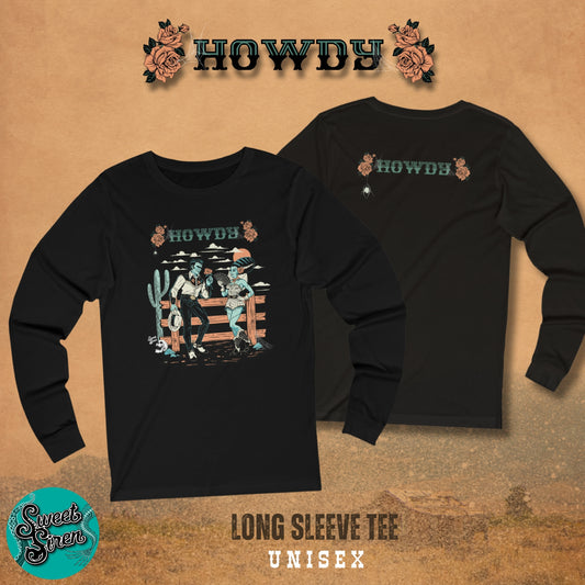 Howdy Monsters - Unisex Jersey Long Sleeve Tee