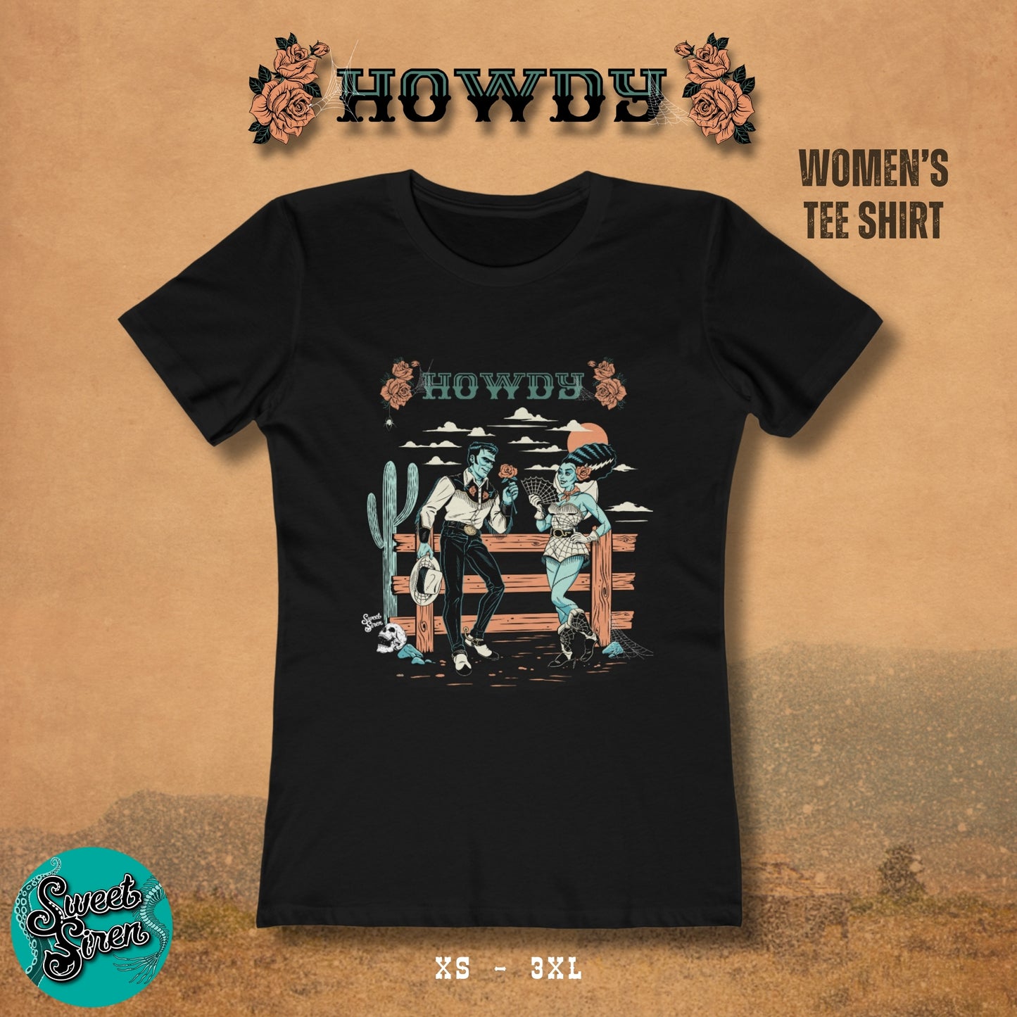 Howdy Monsters - Women's Tee