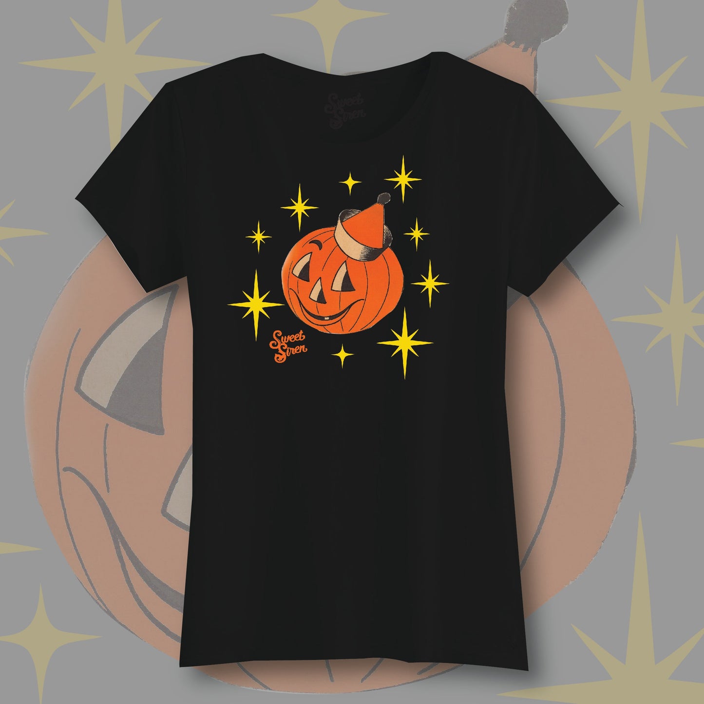 Retro Party Pumpkin - SALE! - Women's Tee