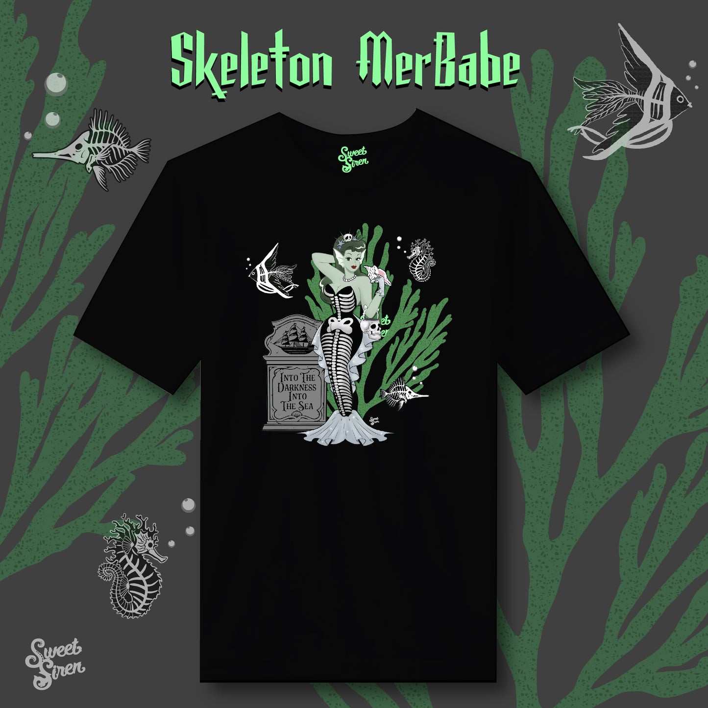 Skeleton MerBabe - Unisex Tee