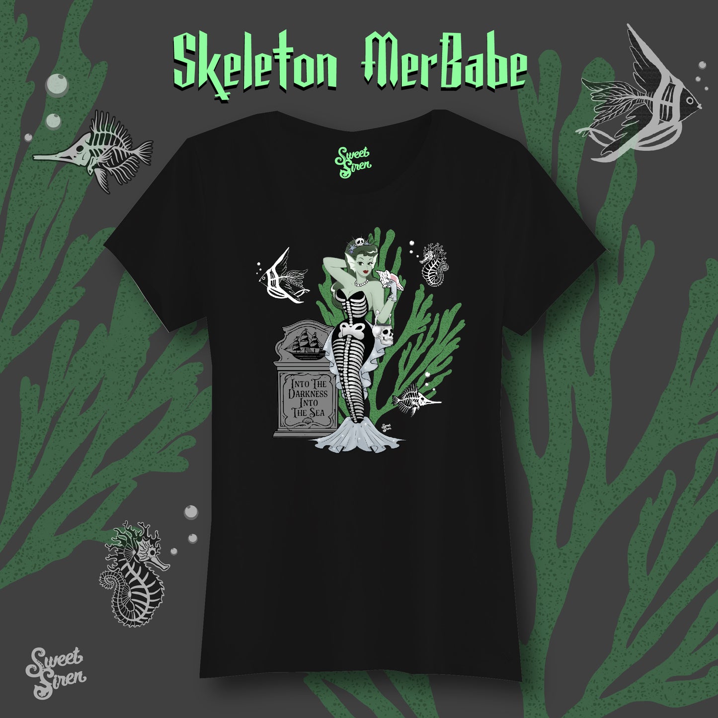 Skeleton Merbabe - Women's Tee