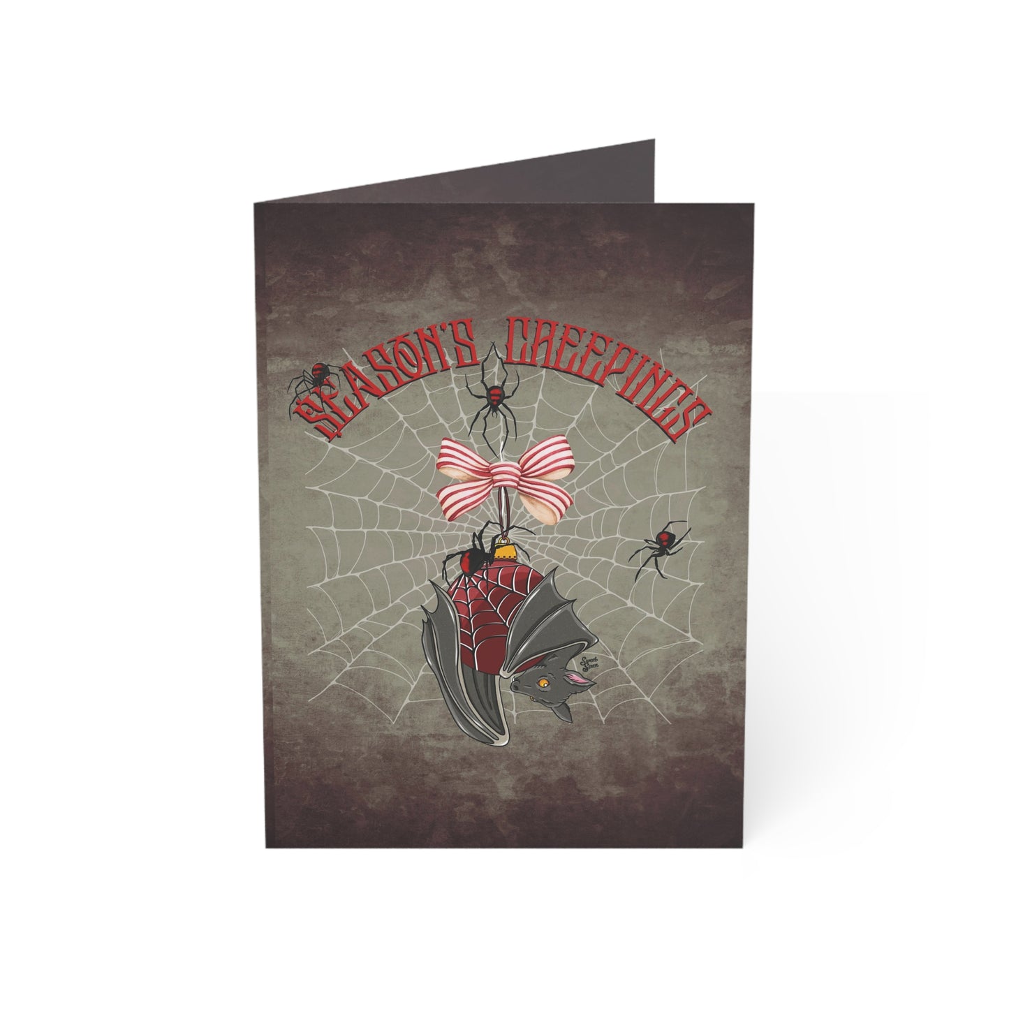 Season's Creepings Bat - Holiday Card