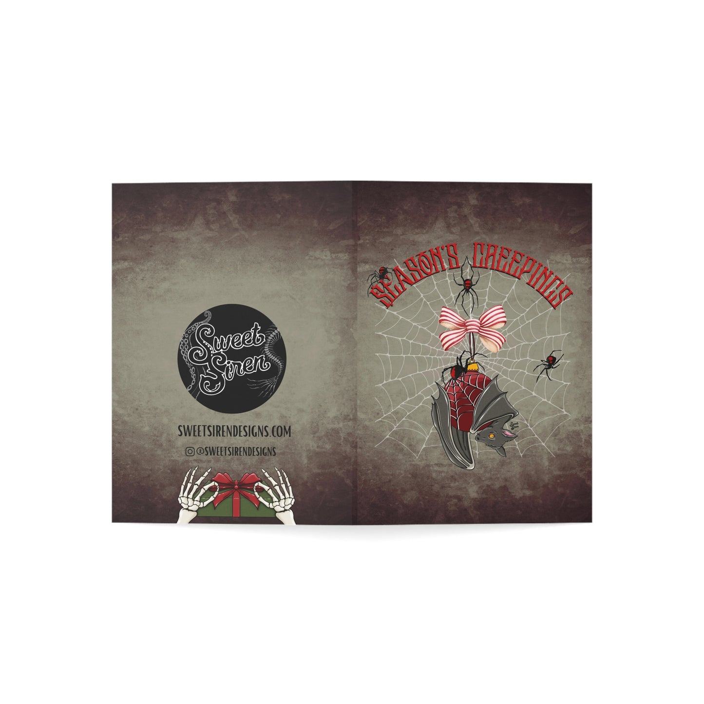 Season's Creepings Bat - Holiday Card
