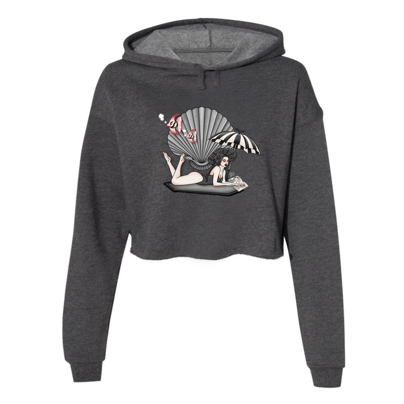 MerGoth - Women's Cropped Fleece Hoodie