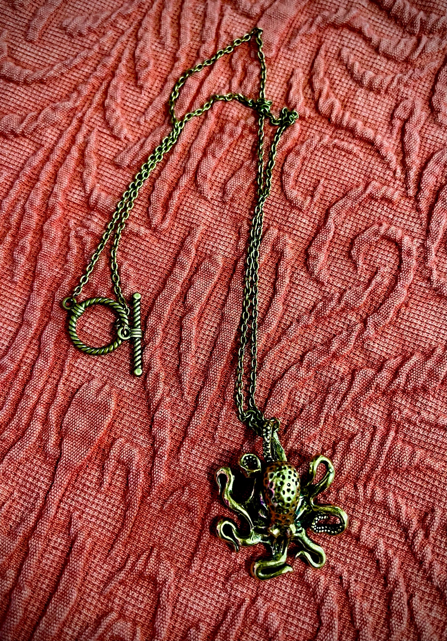 Brass Octopus Necklace