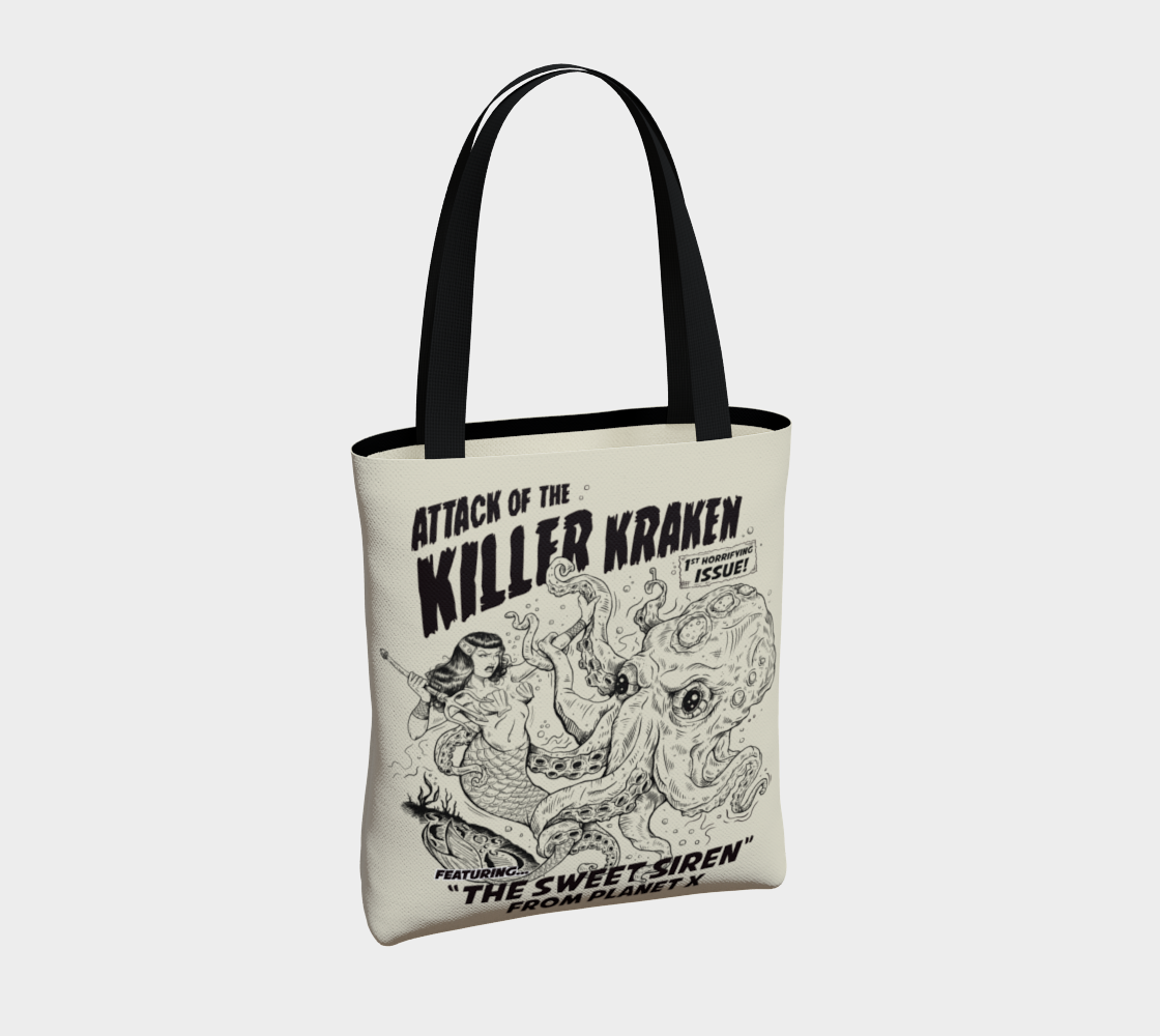 Attack of the Killer Kraken - Basic Tote