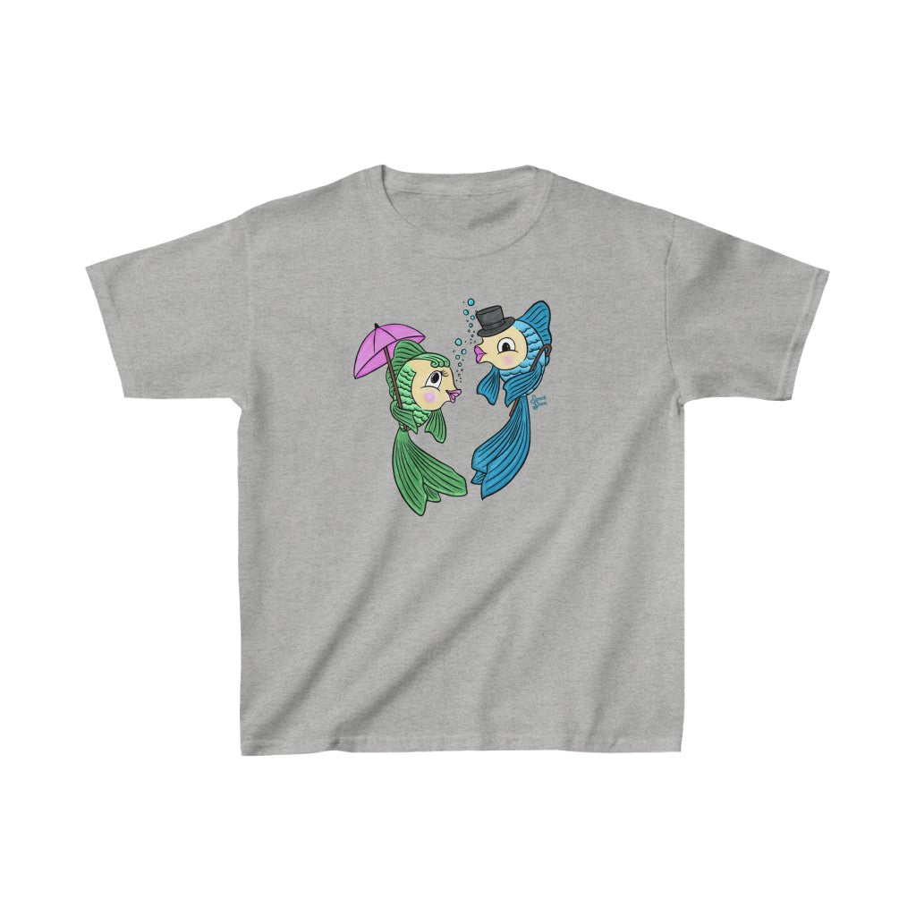 Dapper Fish Couple - Youth Kids Tee