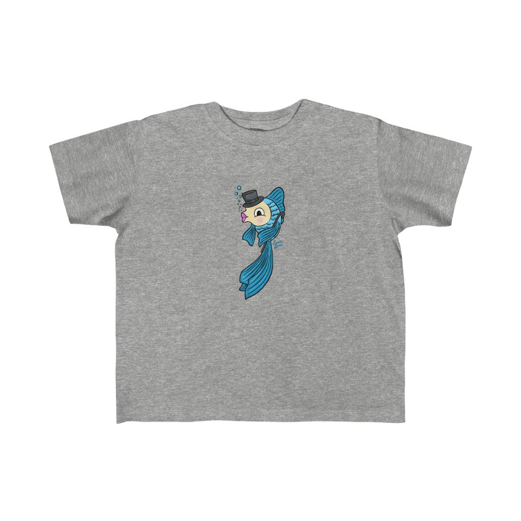 Dapper Fish Gentleman - Toddler Jersey Tee