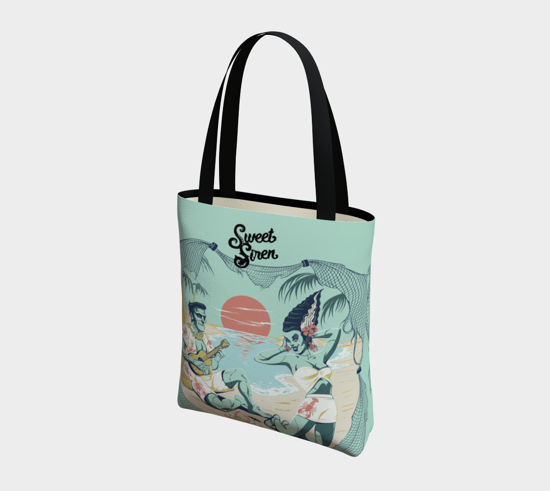 We're Alive! - Navy Aqua - Basic Tote