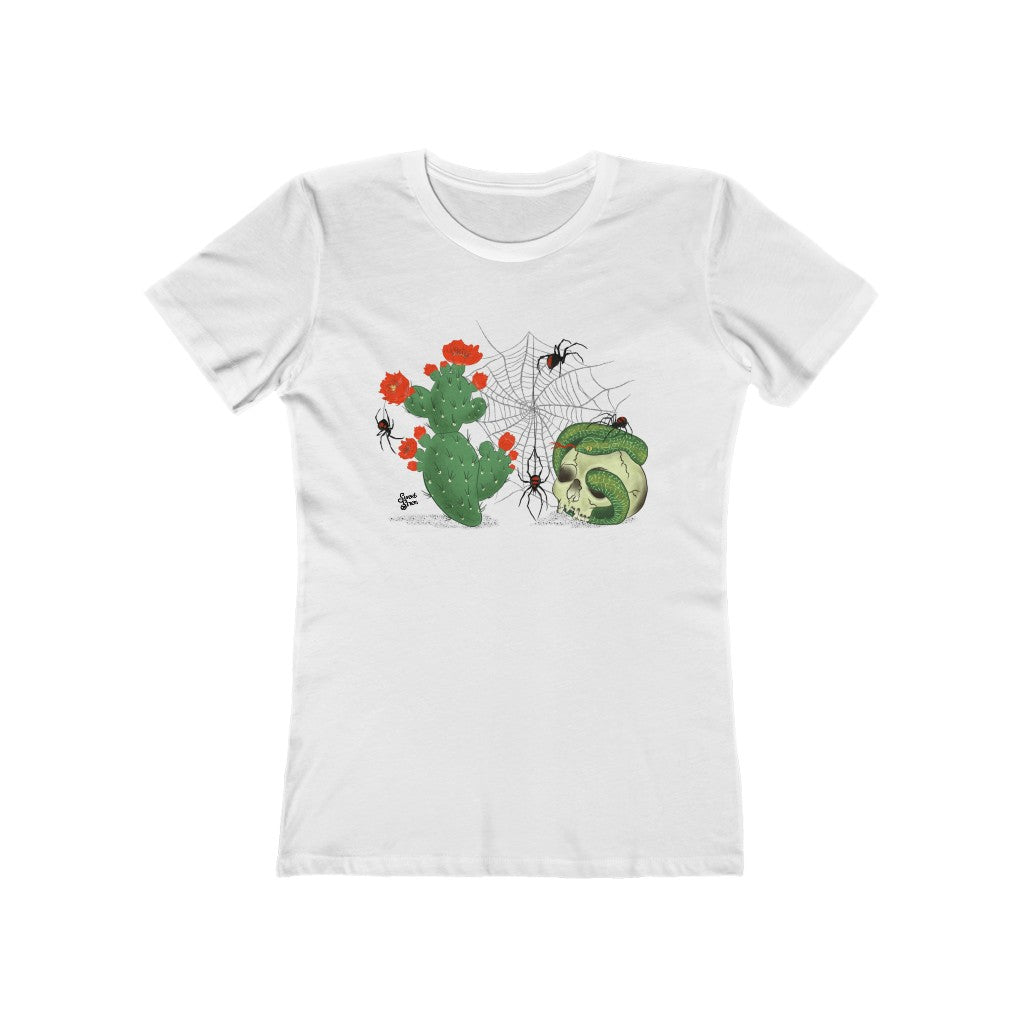 Goth Western Spiderweb - Women's Tee