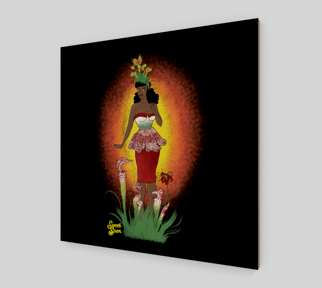 Beautiful but Deadly - Wood Art Print