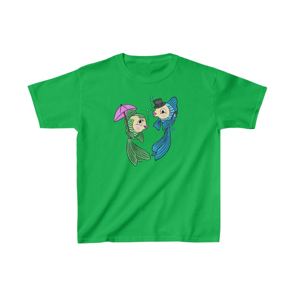 Dapper Fish Couple - Youth Kids Tee