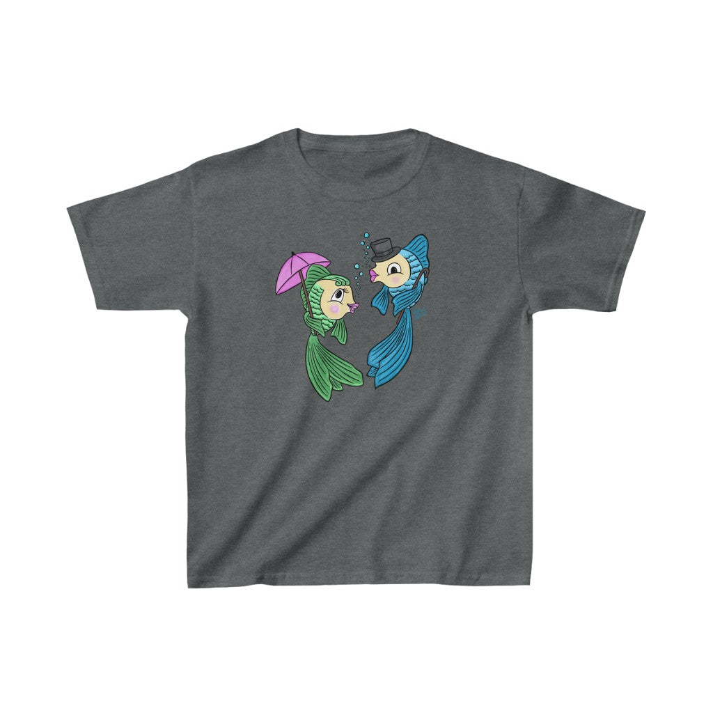 Dapper Fish Couple - Youth Kids Tee