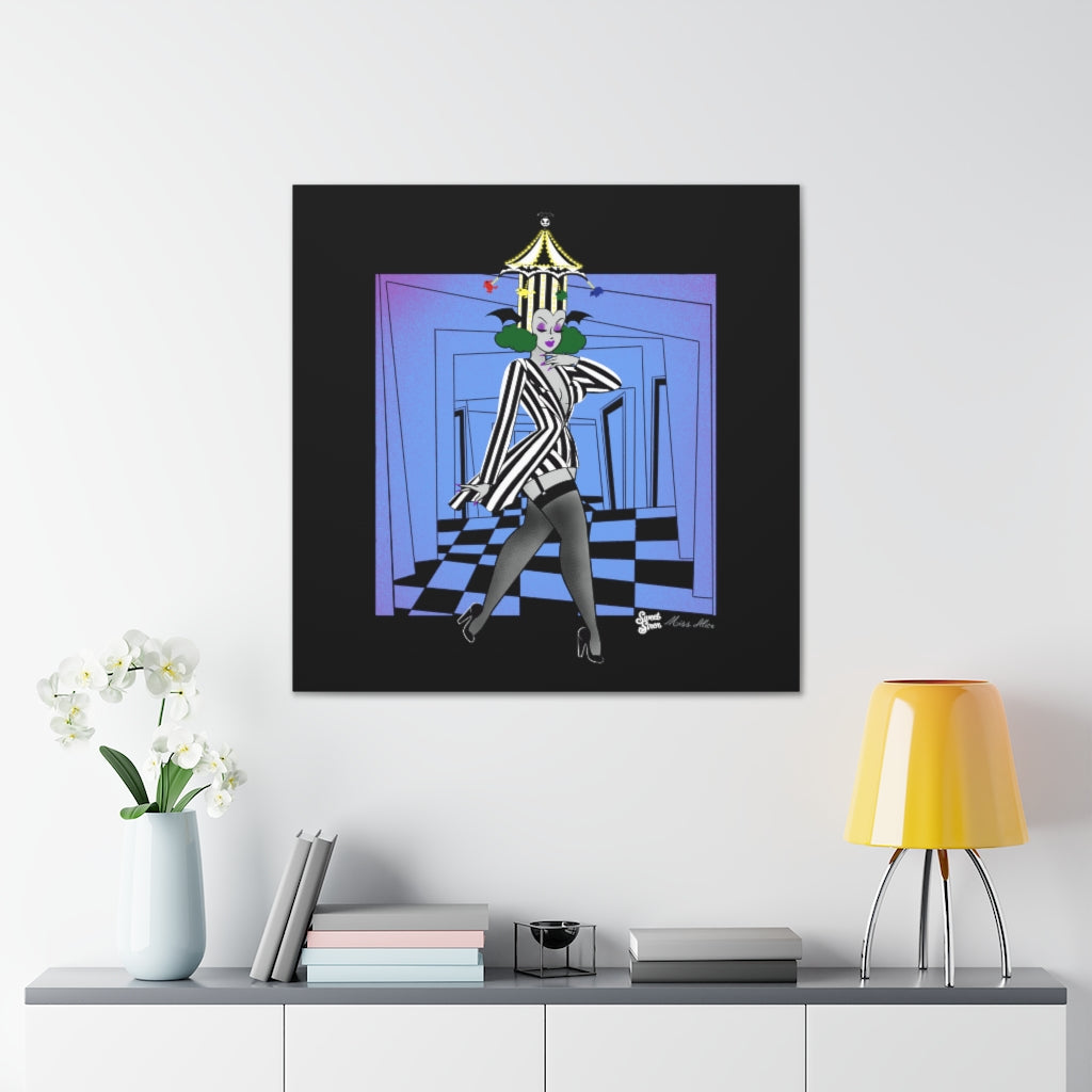 Beetlejuice Babe Canvas Print