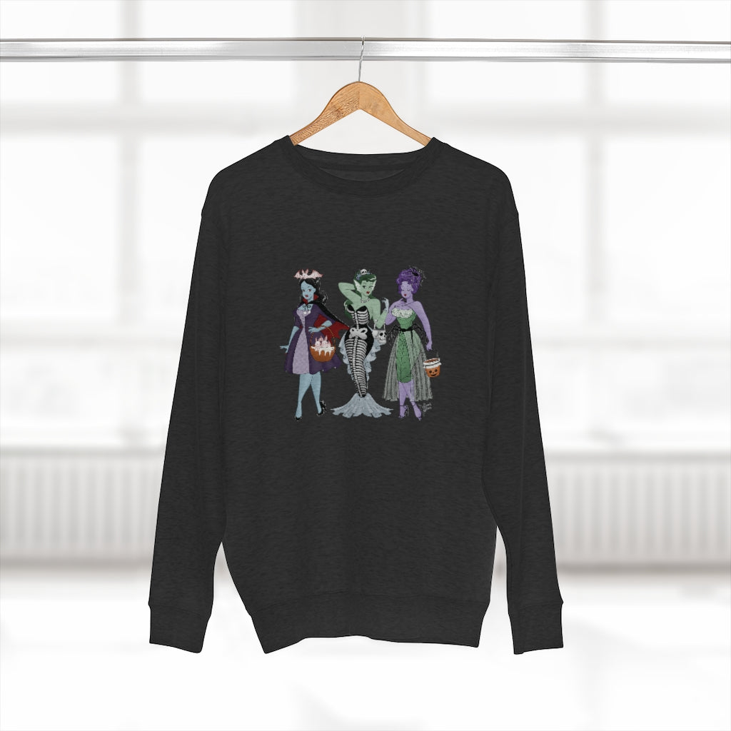 Trick or Treat Babes - Unisex Crewneck Sweatshirt