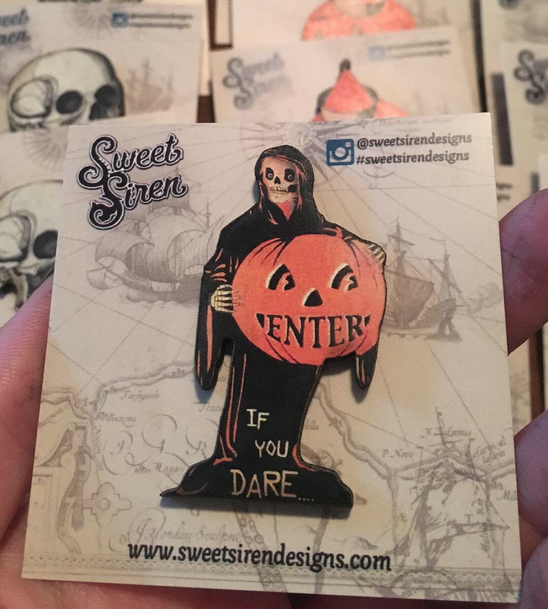 Enter if You Dare Tombstone - PIN