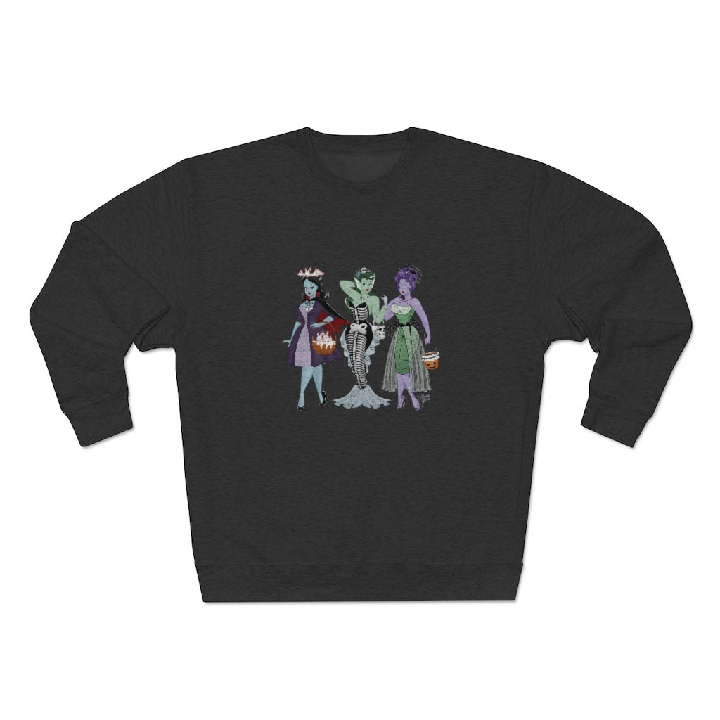 Trick or Treat Babes - Unisex Crewneck Sweatshirt