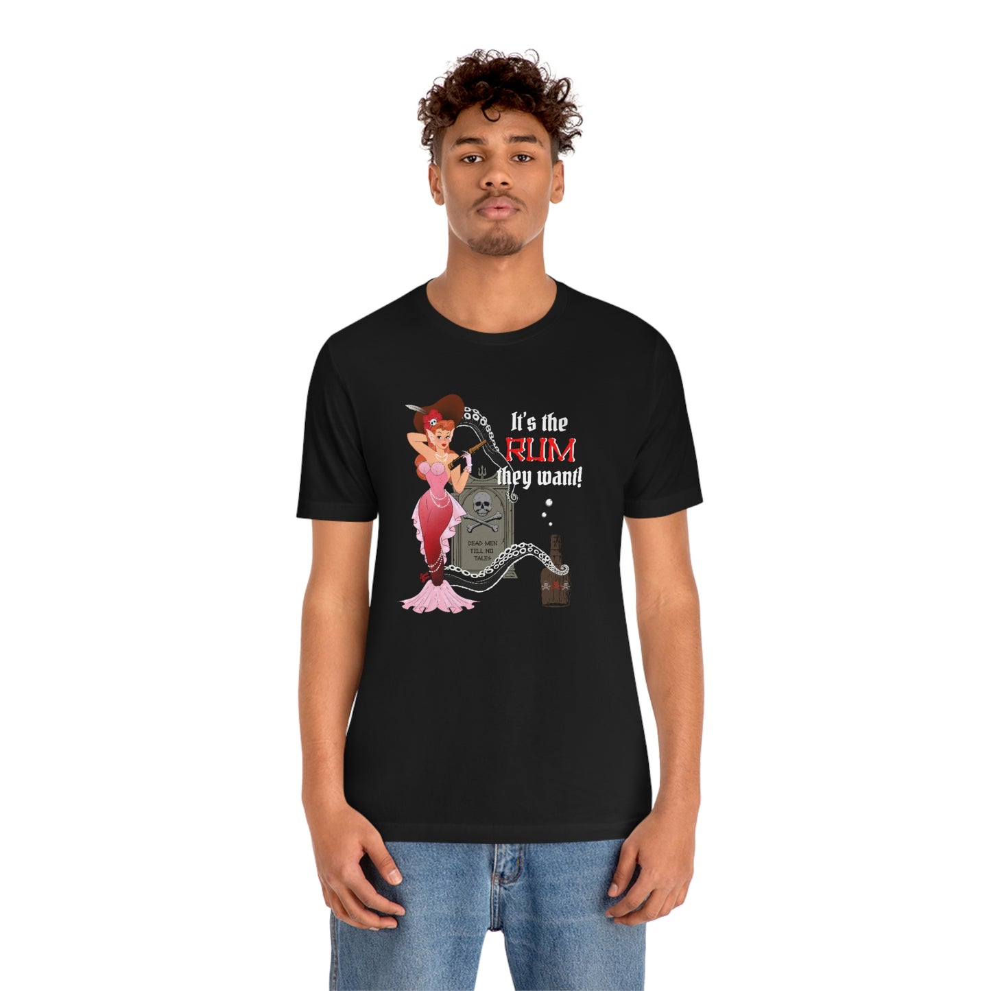 Red Headed Pirate Mermaid - Unisex Tee