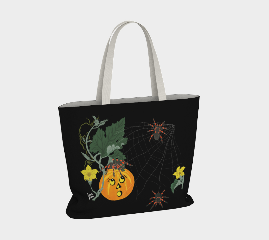 Fall Spiderweb - Beach Tote Bag
