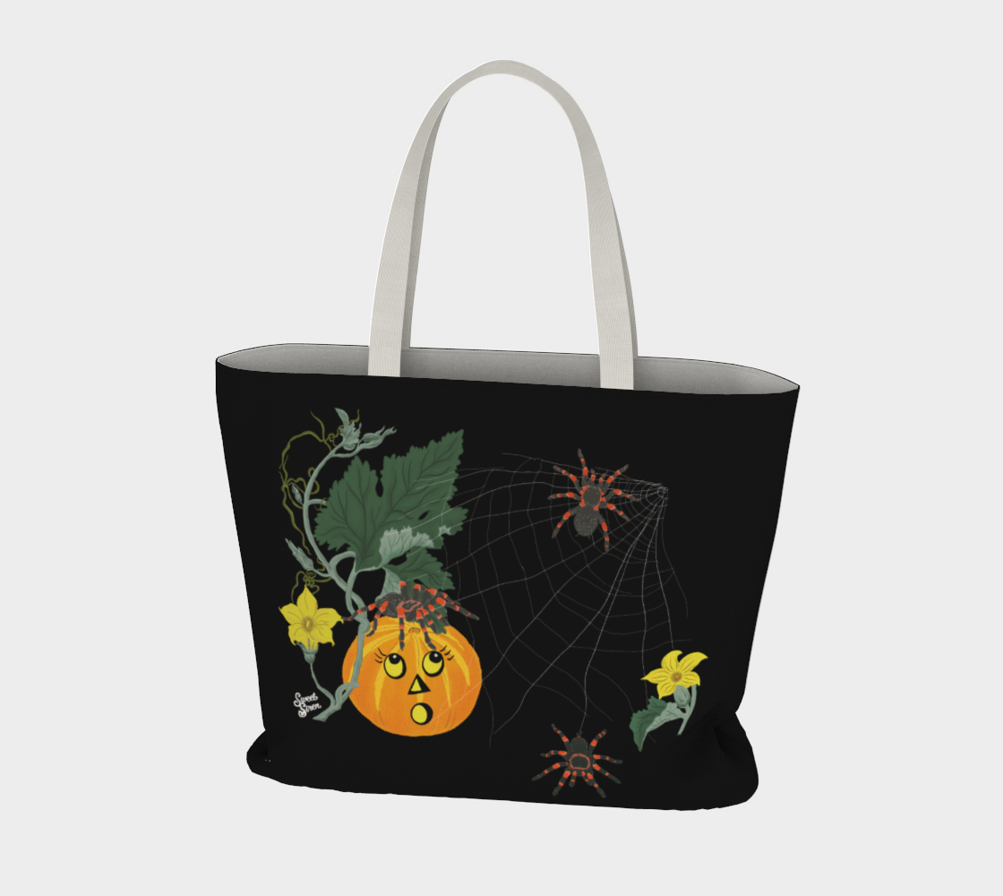 Fall Spiderweb - Beach Tote Bag