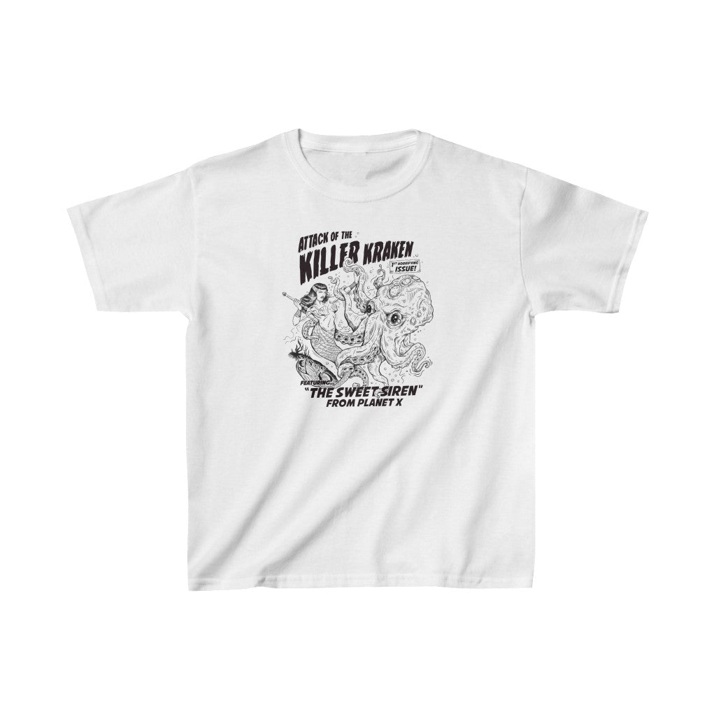 Attack of the Killer Kraken! - Youth Kids Tee