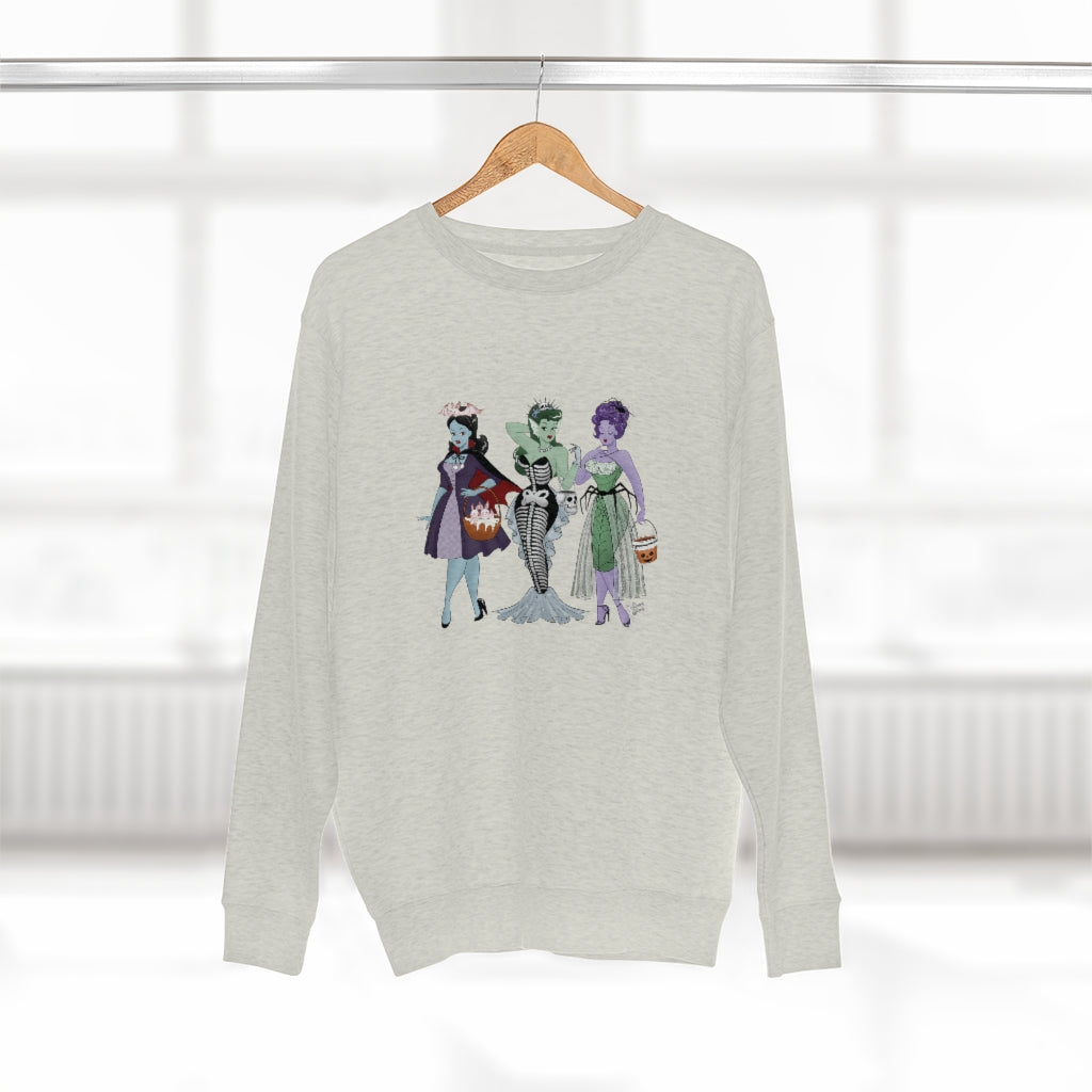 Trick or Treat Babes - Unisex Crewneck Sweatshirt