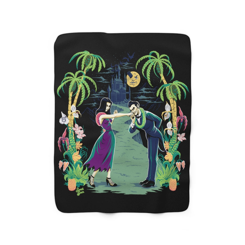 Vampires in Paradise - Sherpa Fleece Blanket