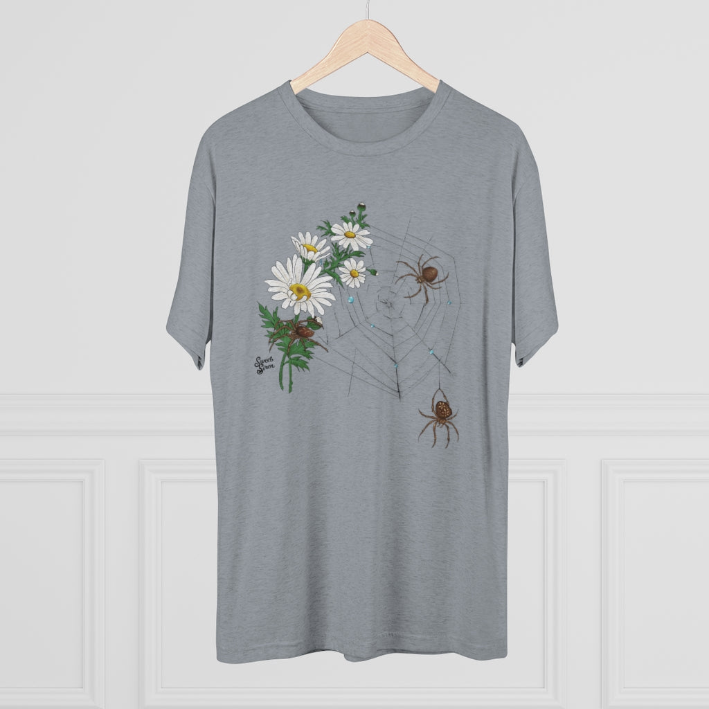 Daisy Spiderweb - Unisex Tri-Blend Crew Tee