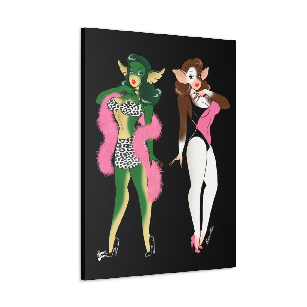 Gremlin Babes - Canvas Print