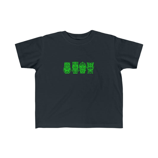 Tiki Monsters - SLIME GREEN - Toddler Jersey Tee