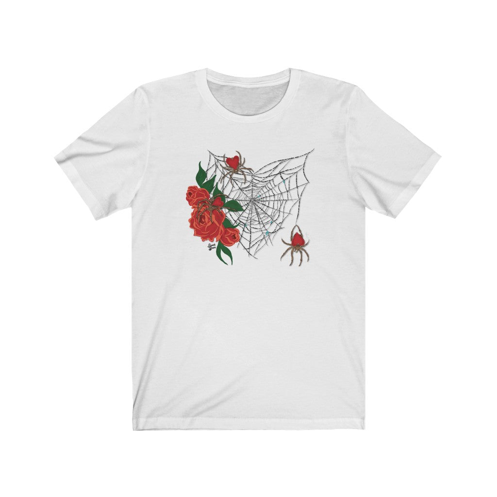Valentine's Spider Web - Unisex Tee