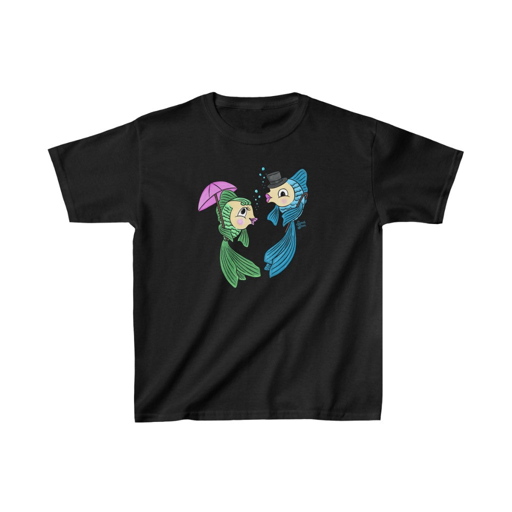 Dapper Fish Couple - Youth Kids Tee