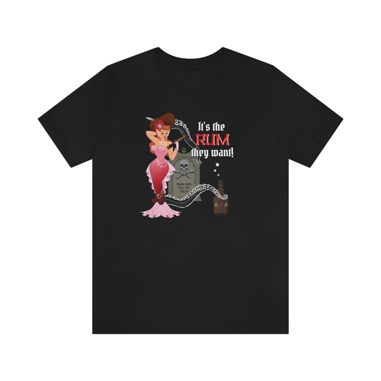 Red Headed Pirate Mermaid - Unisex Tee