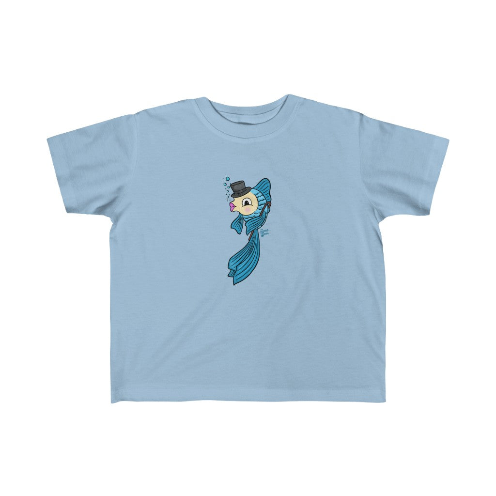 Dapper Fish Gentleman - Toddler Jersey Tee