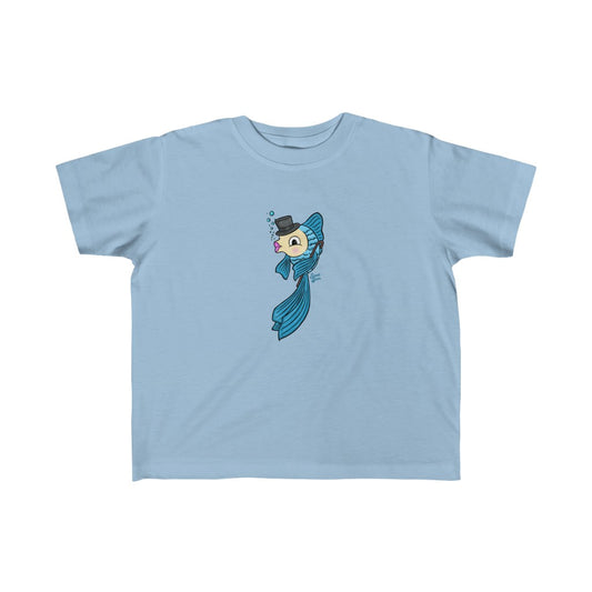 Dapper Fish Gentleman - Toddler Jersey Tee