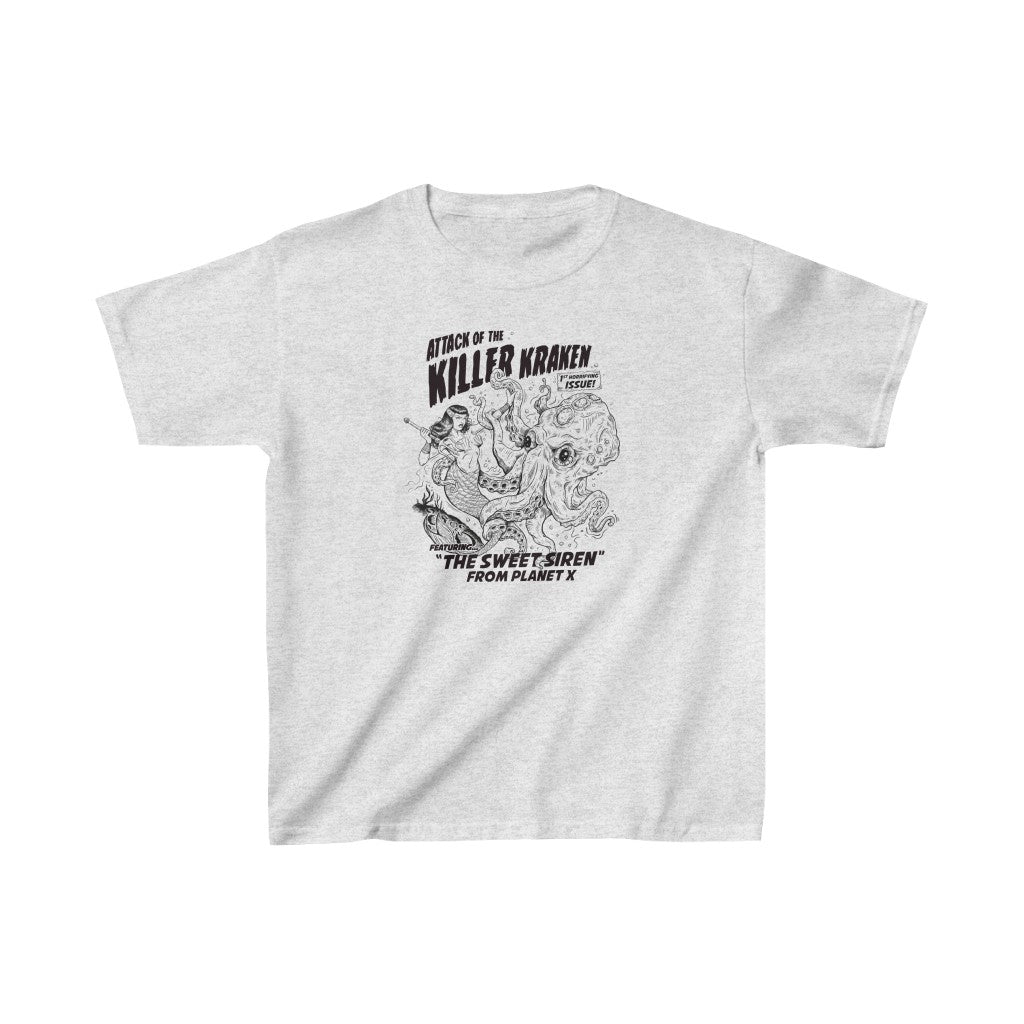 Attack of the Killer Kraken! - Youth Kids Tee