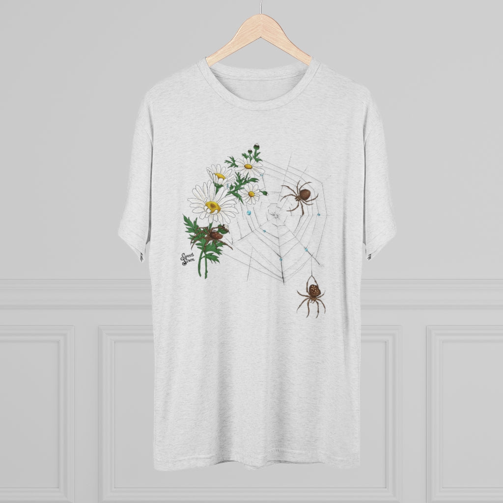 Daisy Spiderweb - Unisex Tri-Blend Crew Tee