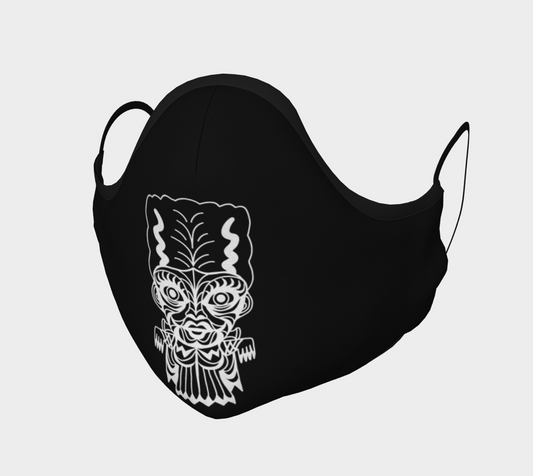 Bride of Frankenstien Tiki Monster - Non Medical Face Covering