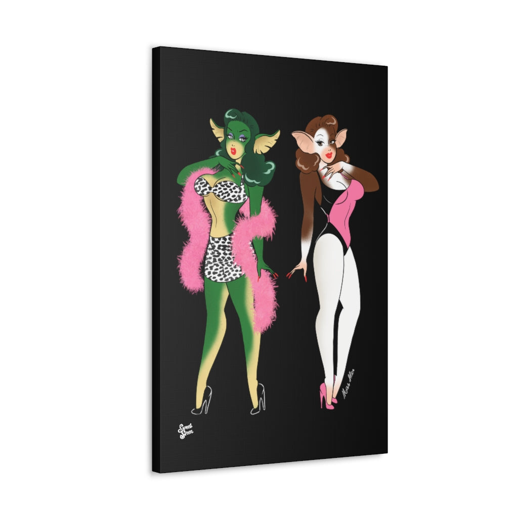 Gremlin Babes - Canvas Print