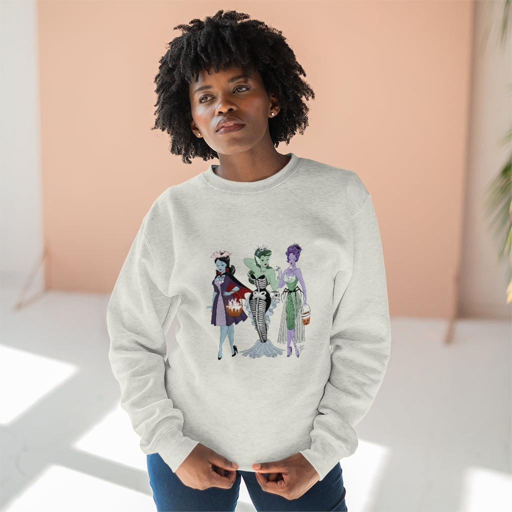 Trick or Treat Babes - Unisex Crewneck Sweatshirt