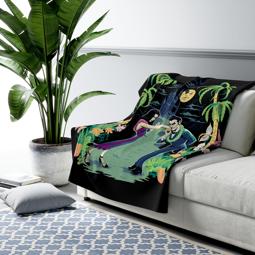 Vampires in Paradise - Sherpa Fleece Blanket